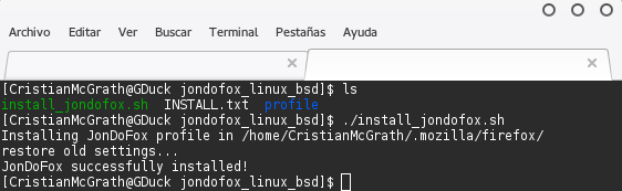 Navega de forma anónima con JonDo