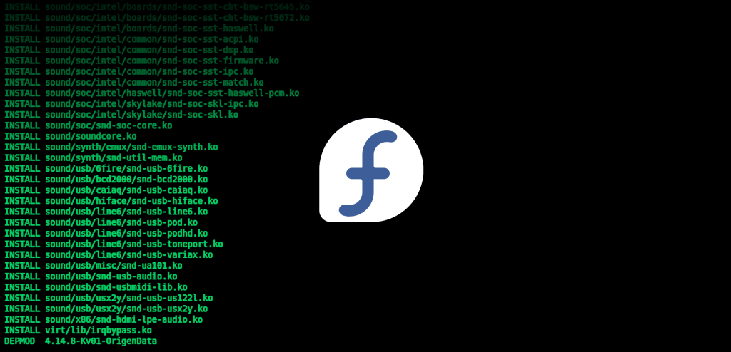Compilación e instalación de un Kernel personalizado en&nbsp;Fedora